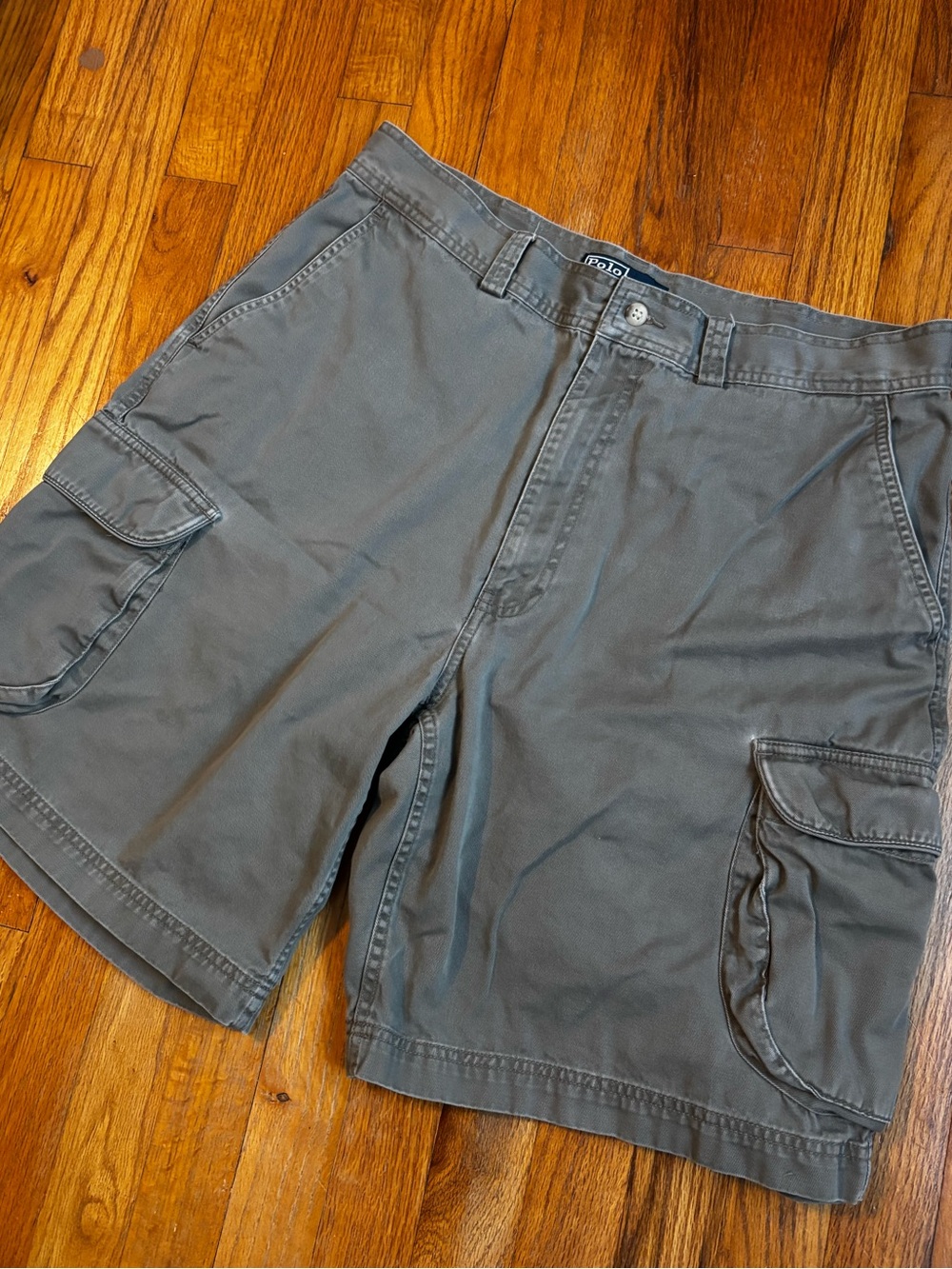 Polo by Ralph Lauren Men's Olive Green Classic Chino Cargo Shorts
